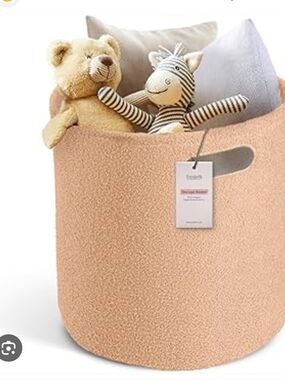 Putska Cream Storage Basket 13" By 13"